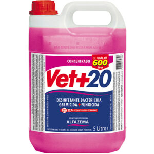 Desinfetante Concentrado Vet+20 Alfazema 5L